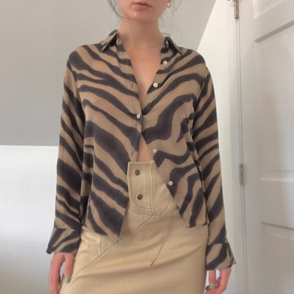 Vintage 100% Silk Blouse